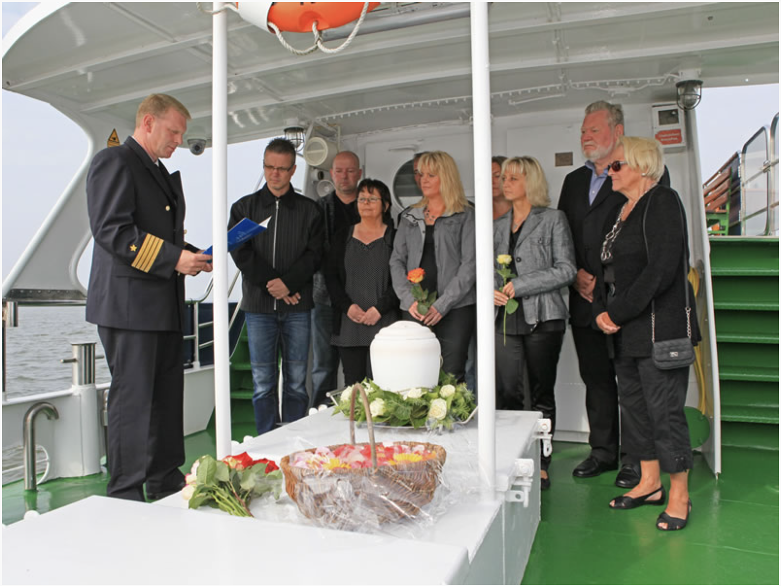 Seebestattung in der Nordsee
